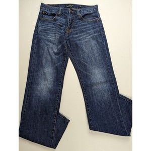 Lucky Brand 221 Straight Mens Size 30x32 Blue Medium Wash Denim Jeans 5 Pockets